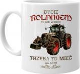 Koszulkowy Bycie rolnikiem to nie wybór - kubek z nadrukiem