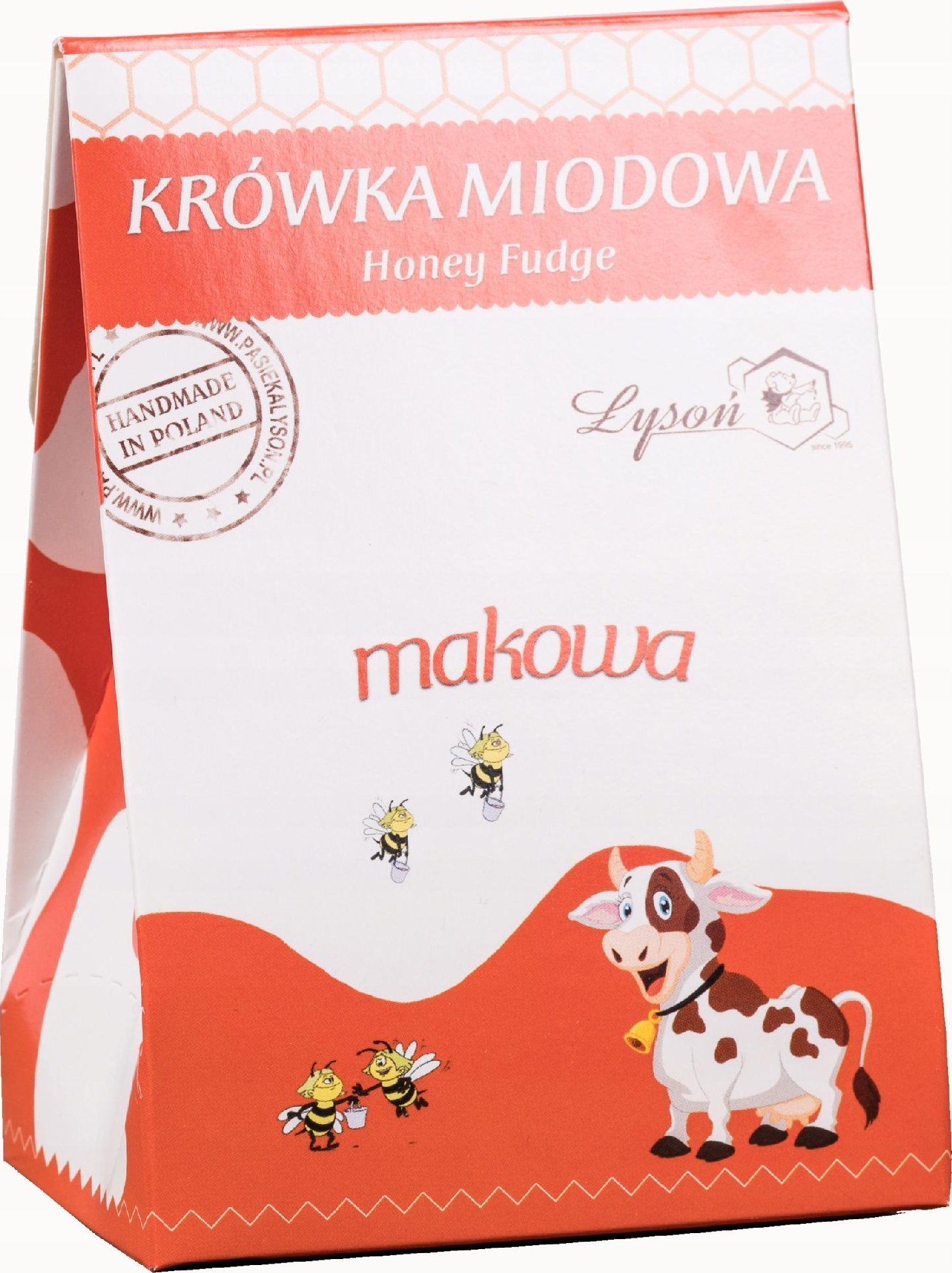 BILANS Krówki miodowe makowe 120g pasieka Łysoń (CU203.) - CU203.