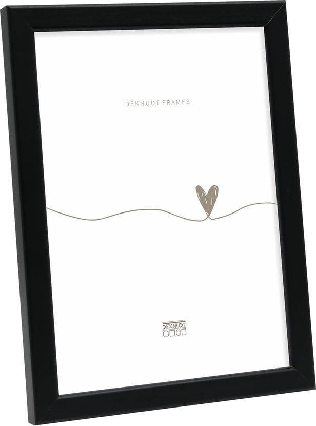 Deknudt S41JL2 30x30 Holz schwarz, schmale Leiste