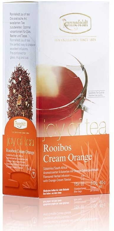 Ronnefeldt Herbata Joy Of Tea Rooibos Cream Orange 15 saszetek