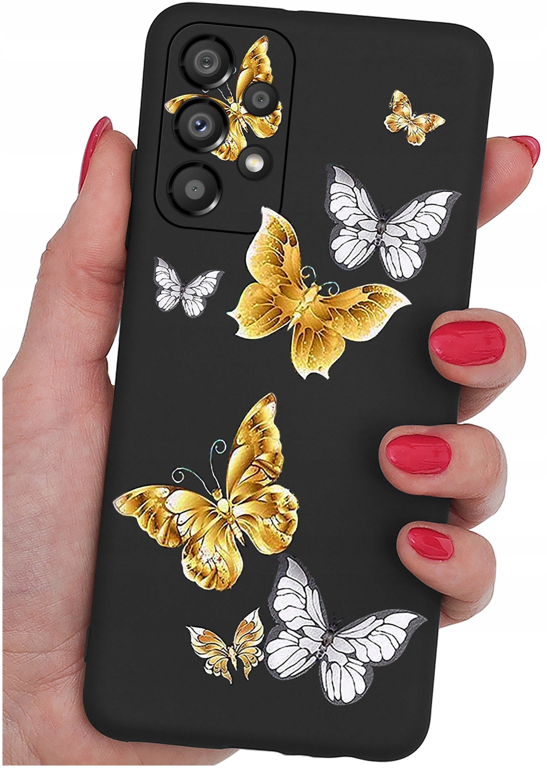 Etui do Samsung Galaxy A33 5G WZORY |SILIKONOWE MATT CASE + SZKŁO 9H