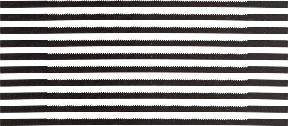 Brzeszczot do piły włosowej 140 mm, stal węglowa, 10 sztuk