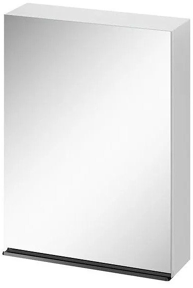 Cersanit S522-014 SZAFKA LUSTRZANA VIRGO 60 BIAŁA UCHW CZARNY ZMONT. // CER.VIRGO-LUSTRZ-60-BIA-UCH-CZ
