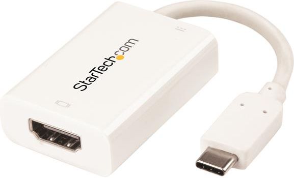 Adapter USB StarTech USB-C - HDMI Biały (CDP2HDUCPW)