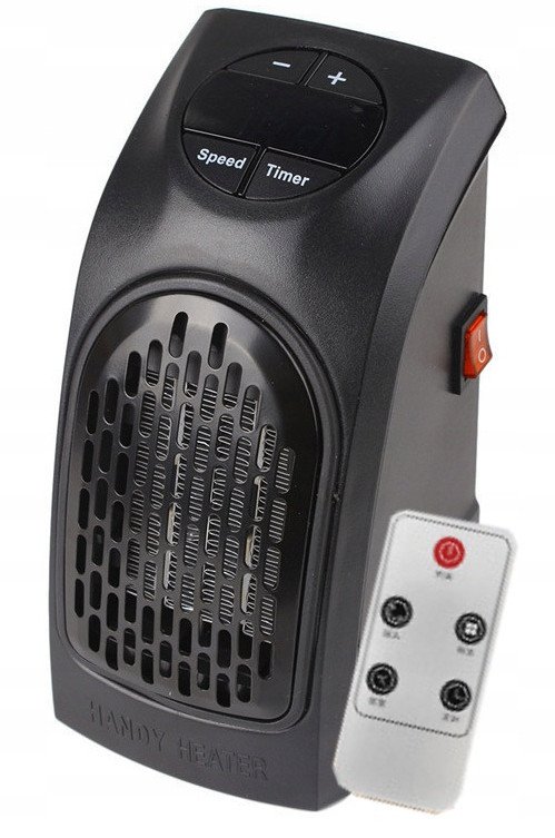 GRZEJNIK ścienny MINI TERMOWENTYLATOR 400W + PILOT