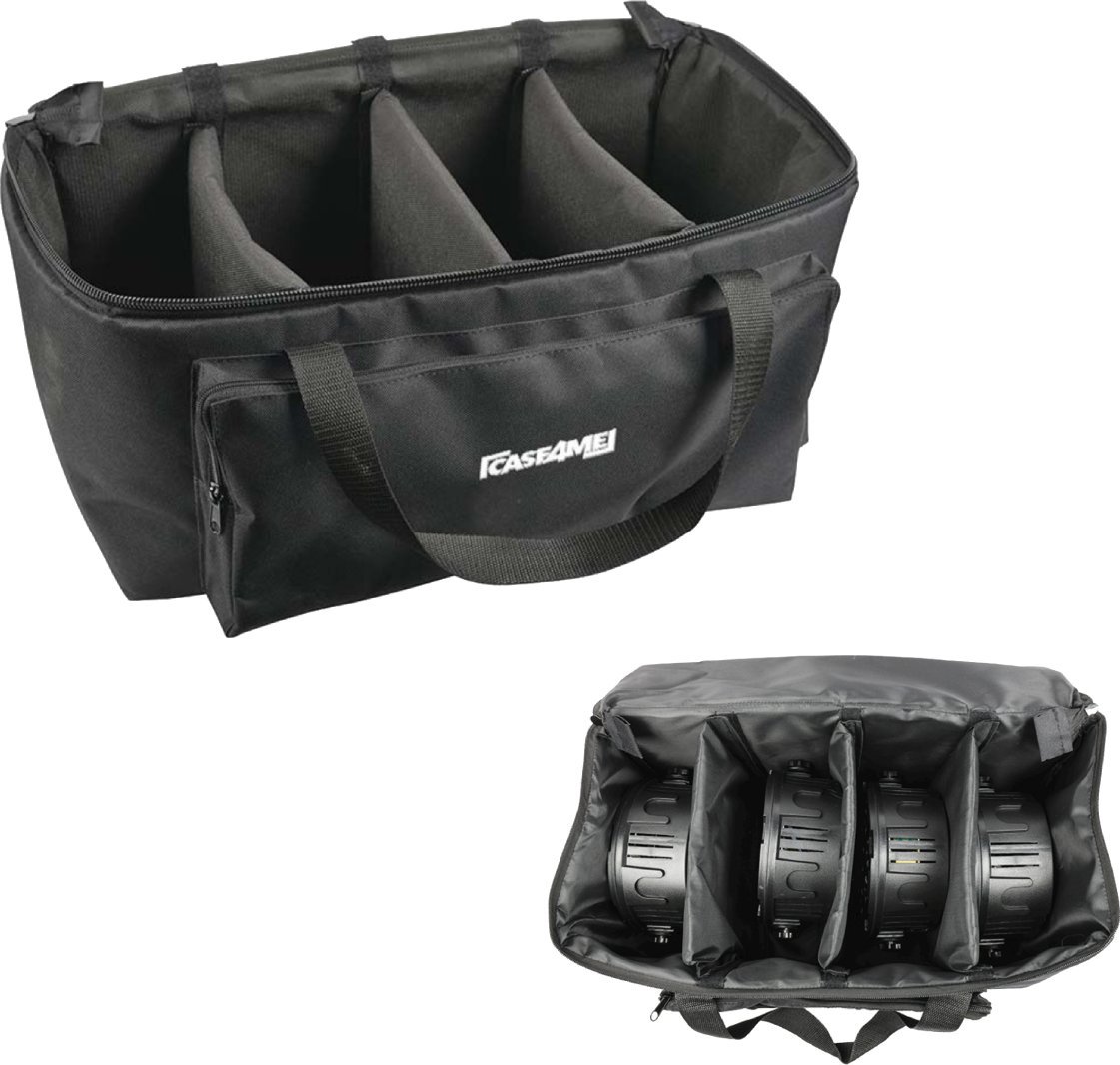 CASE4ME CASE4ME pokrowiec na 4 szt PAR LED SLIM FLAT EFEKT