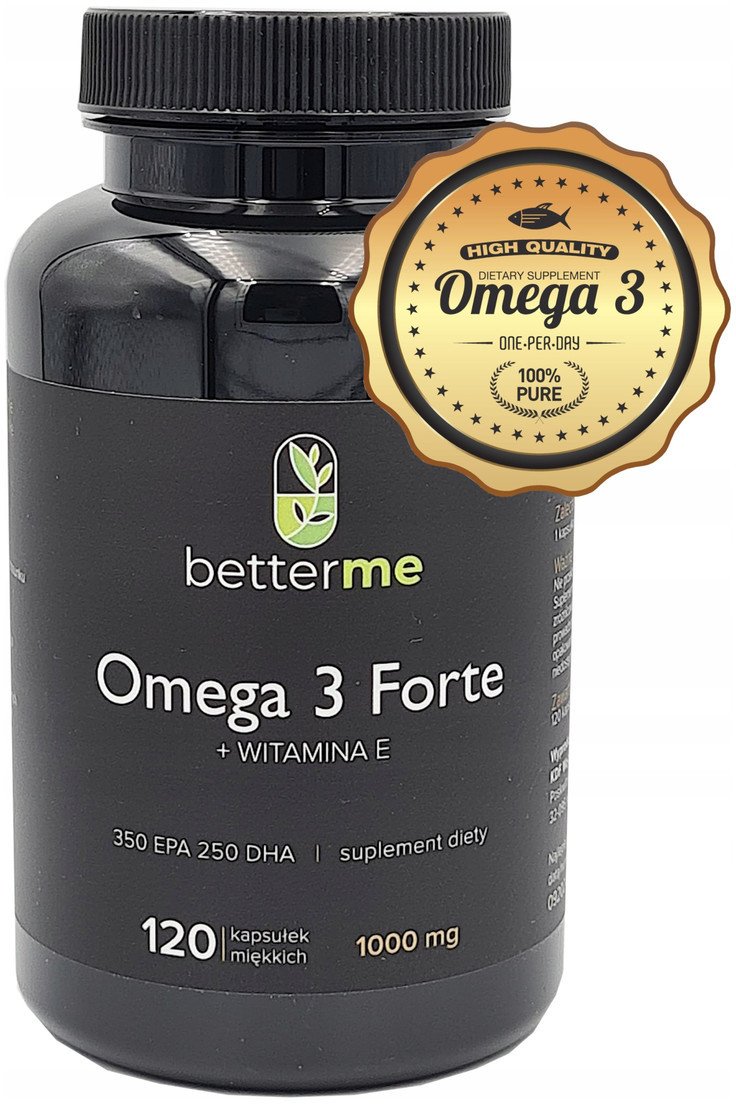 BETTERME_Omega 3 Forte + Witamina E suplement diety 120 kapsułek