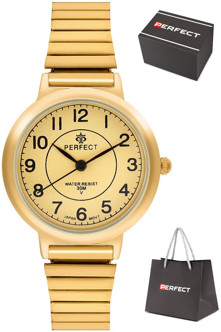 Zegarek Perfect X284-04 damski rozciągana bransoleta .