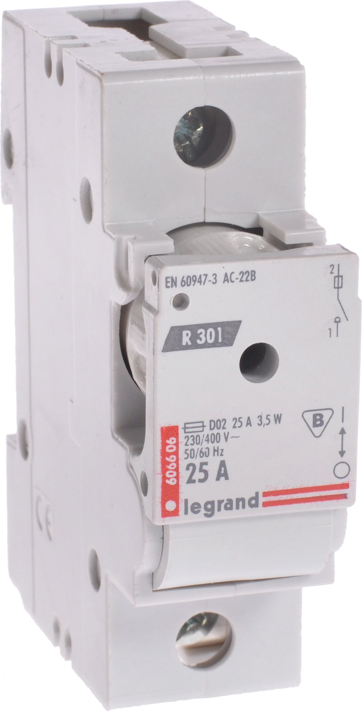 Legrand Rozłącznik bezpiecznikowy R 301 25A 1P - 606606