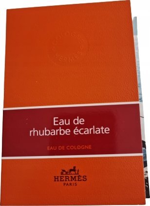 Hermès Hermes, Eau de Rhubarbe Ecarlate , Eau De Cologne, Unisex, 2 ml *Vial Unisex
