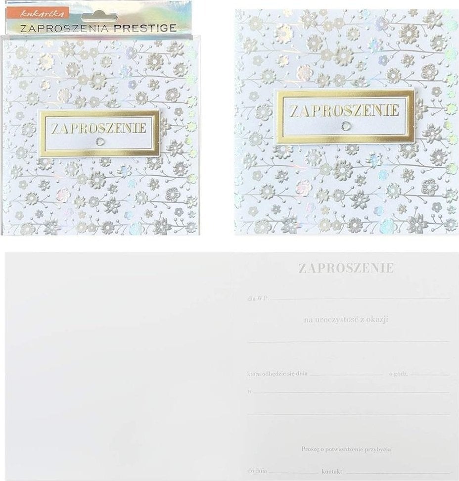 Zaproszenie 5szt