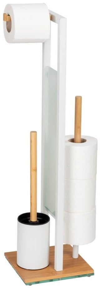 Stojak na papier toaletowy i szczotkę WC RIVALTA, 3w1