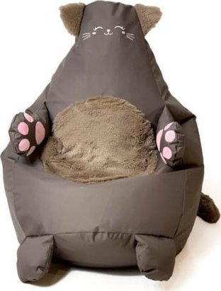 Go Gift Pufa worek sako KOTEK brązowy XL 130x90