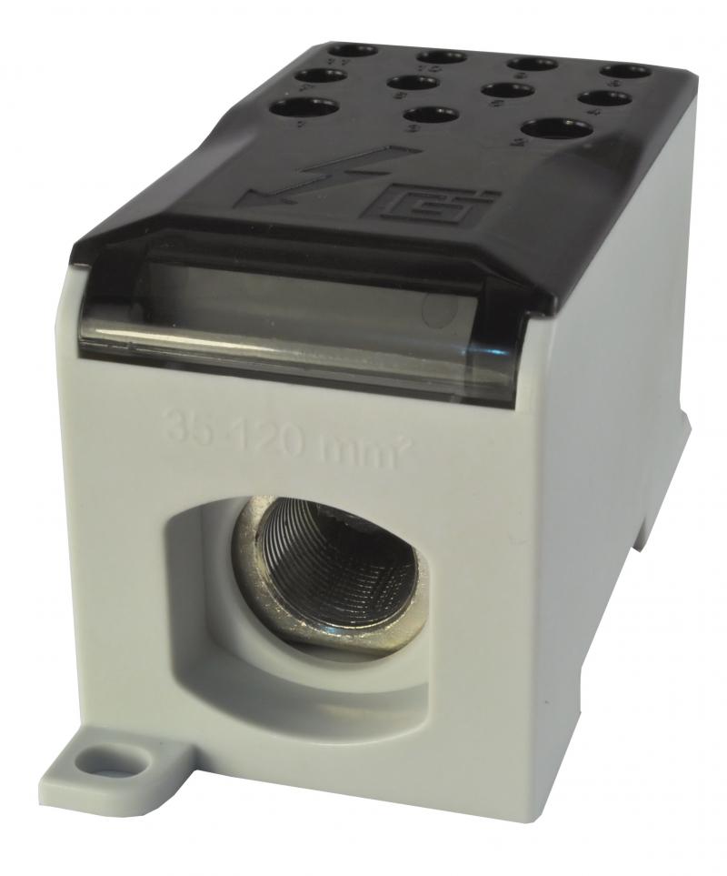 Simet Blok rozdzielczy L/CU 1-potencjałowy 200A szary - 89793002