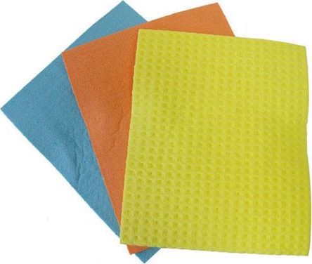 Staples Ściereczka gąbczasta wzmocniona, opakowanie 3 sztuki