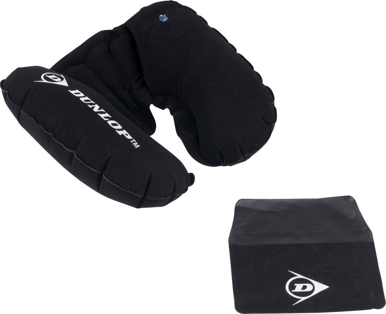 Dunlop Poduszka podróżna dmuchana zagłówek na szyję Dunlop uni