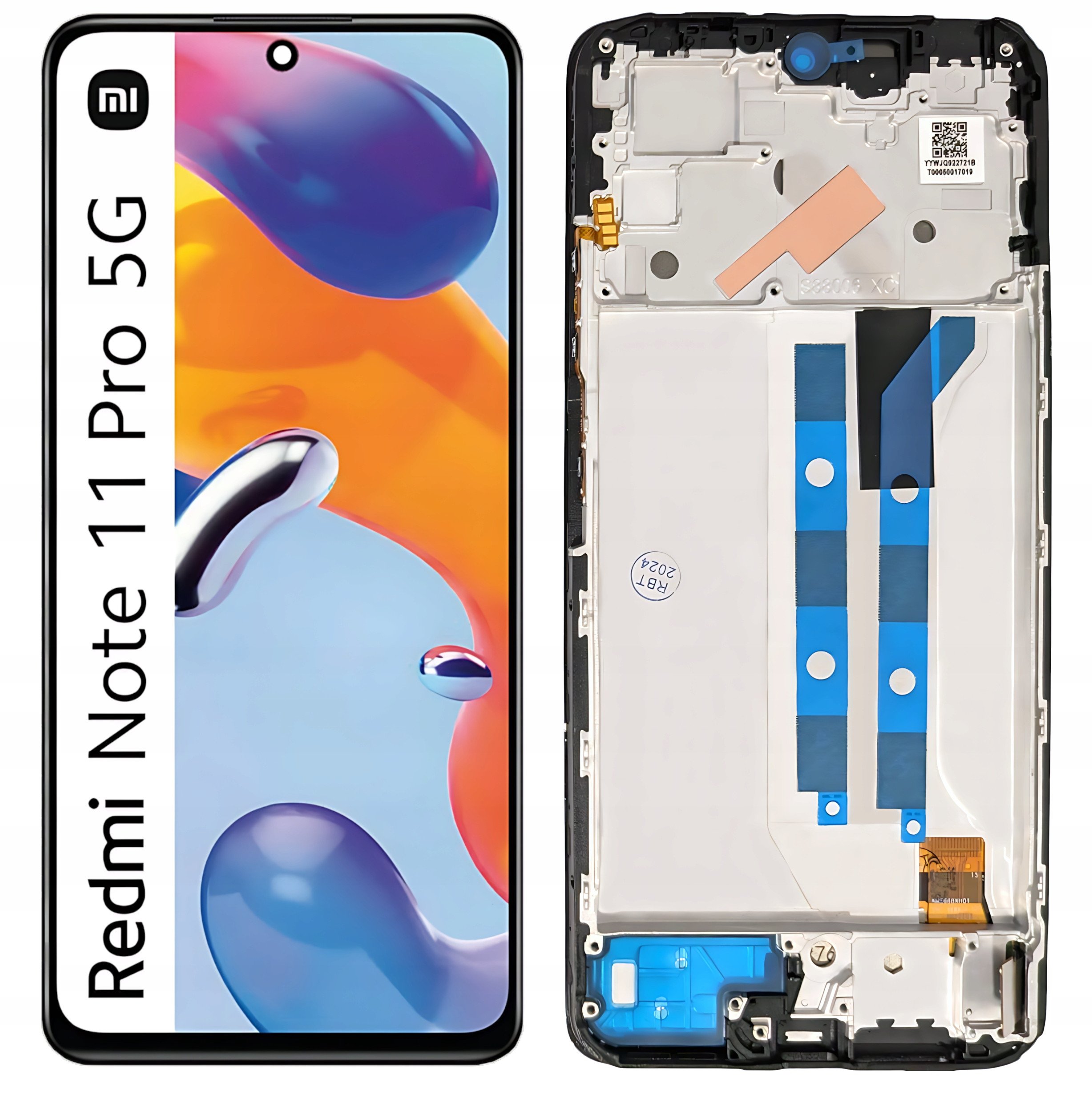 WYŚWIETLACZ EKRAN LCD DO XIAOMI REDMI NOTE 11 PRO 5G OLED RAMKA 2201116SG