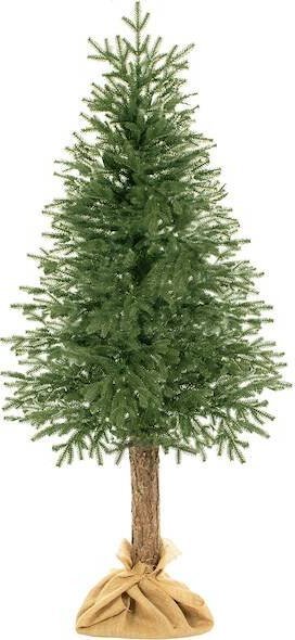 Springos Choinka sztuczna na pniu 180 cm świerk PE świąteczna dekoracja UNIWERSALNY