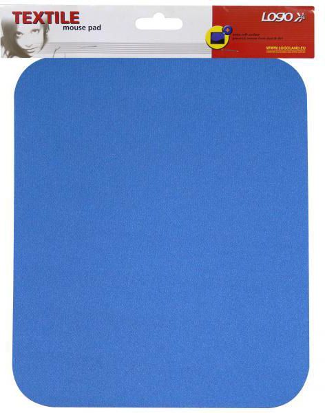 Podkładka Logo pod mysz miękka, niebieska (50130)
