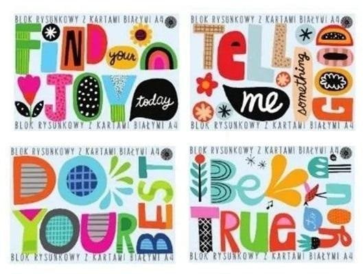 Blok rysunkowy A4/15K biały Okay! (10szt)