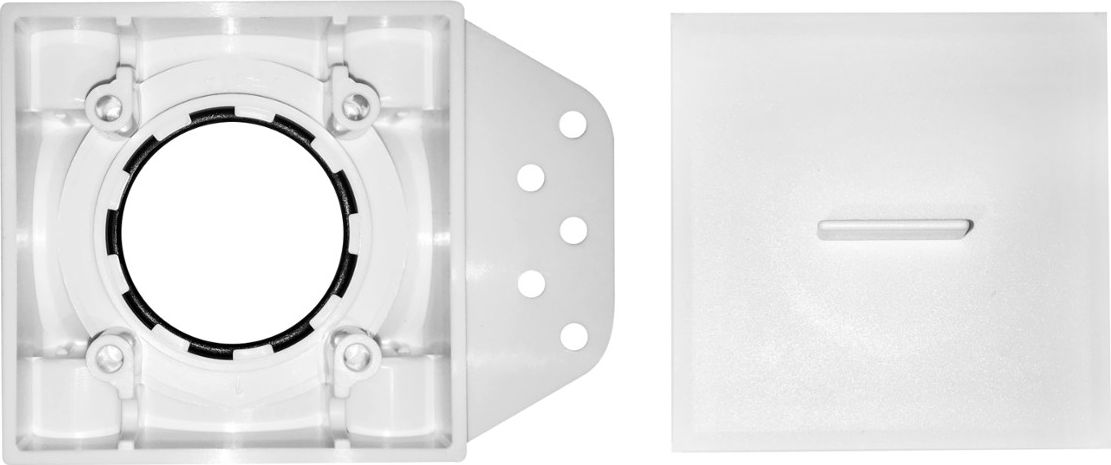 Vaculine Płytka montażowa kwadratowa z zaślepką