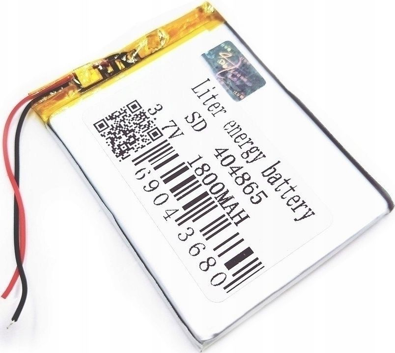 Liter Energy Battery Akumulator Li-Poly 1800mAh 3.7V 404865