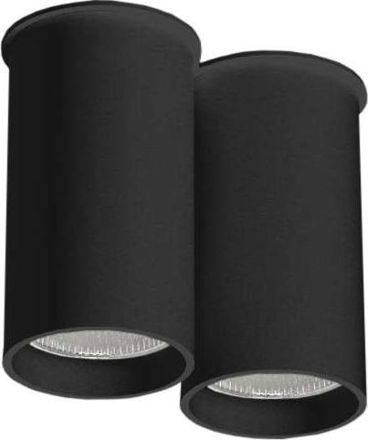 Lampa sufitowa Shilo Plafon LAMPA sufitowa ARIDA 1112 Shilo natynkowa OPRAWA reflektorowa do łazienki tuby czarne