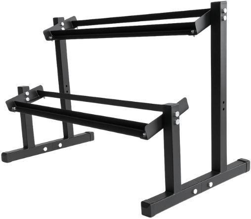 Stojak na hantle 2-poziomowy Step UNDERFIT regulowana szerokość 350 kg