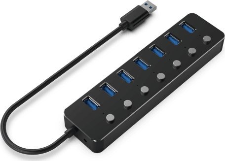 HUB USB Gembird I/O HUB USB3 7PORT/UHB-U3P7P-01 GEMBIRD