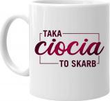 Koszulkowy Taka ciocia to skarb - kubek z nadrukiem