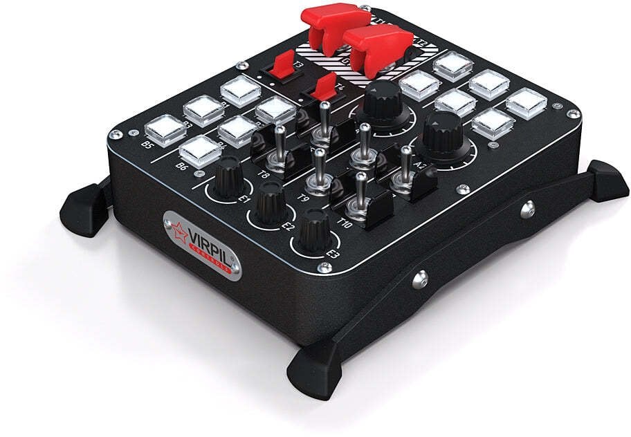 Joystick Schneider Electric VIRPIL Controls Universal Control Panel #1, RGB, 27 elementów sterujących - czarny