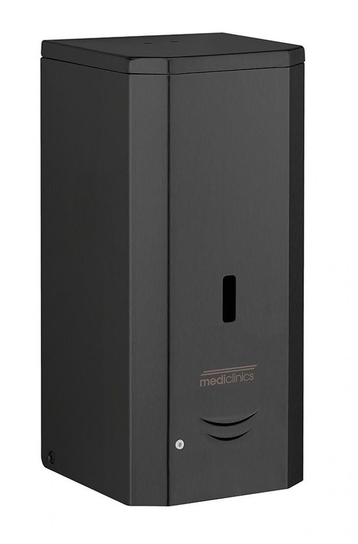 MEDICLINICS DJ0037AB Muilo Dozatorius, Nerūdijantis Plienas, Juoda Epoksidinė