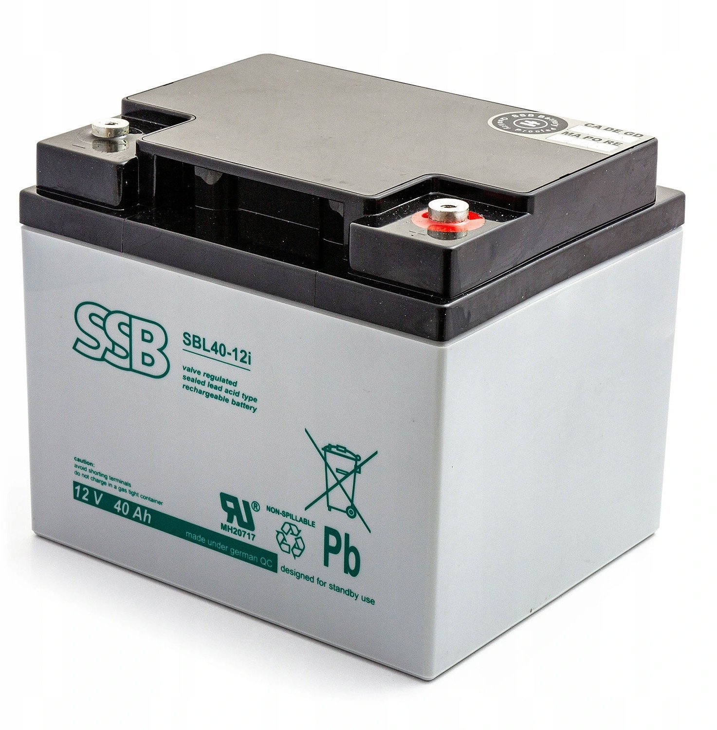 Akumulator AGM SBL 40-12i 12V 40Ah M6