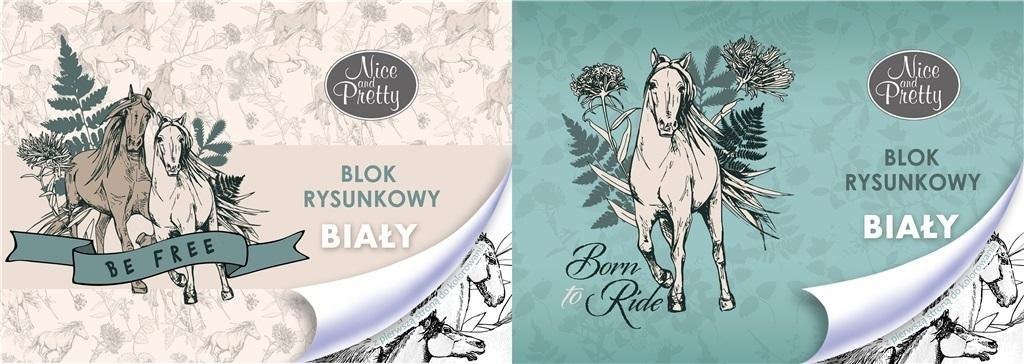 Beniamin Blok rysunkowy A4/20K biały Nice&Pretty