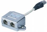 Adapter RJ45 na kablu / 2x gniazdo RJ45 kat.5e (AT-AG CX2)