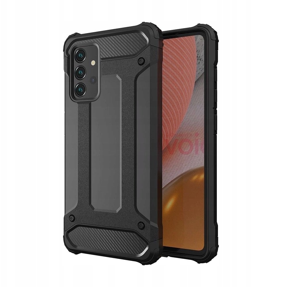 Pancerne hybrydowe etui Hybrid Armor pokrowiec na Samsung Galaxy A26 - czarne