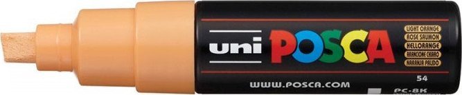 Uni MARKER PLAKATOWY UNI POSCA PC-8K JASNO-POMARAŃCZOWY