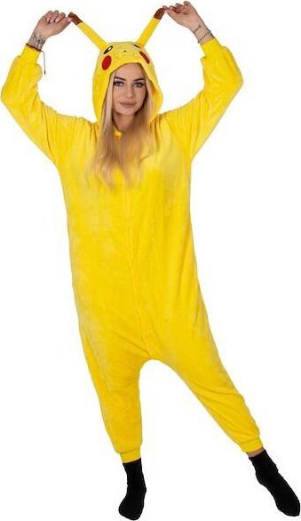 Springos Piżama kigurumi Pikachu kombinezon jednoczęściowy damski rozmiar S UNIWERSALNY