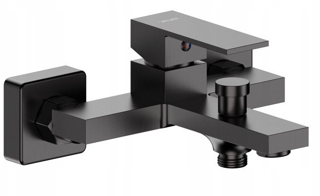 Valvex bateria wannowa ścienna ARS, gun metal 2419870