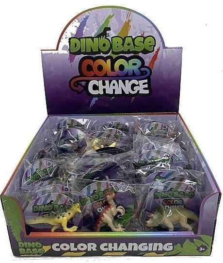 Dinozaur zmieniający kolor MIX