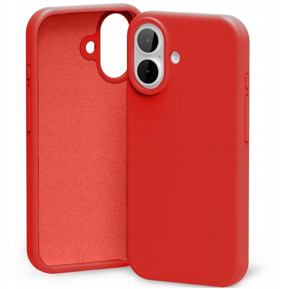 Etui Mercury Silicone do iPhone 17 czerwony