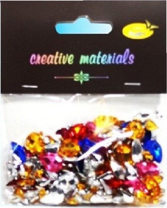 Elementy kryształkowe w kształcie kropli 25g