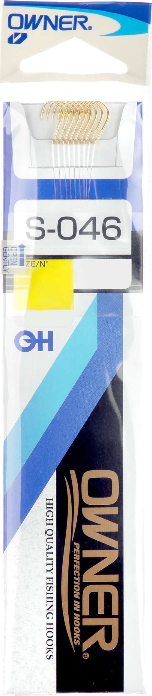 Owner Haczyki Owner Sode 10 z przyponem 0,14mm Złote 10