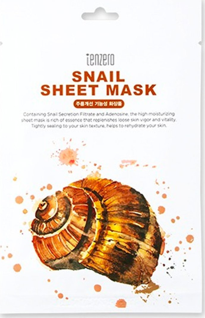 Tenzero Snail Maska w płachcie ślimak 25ml