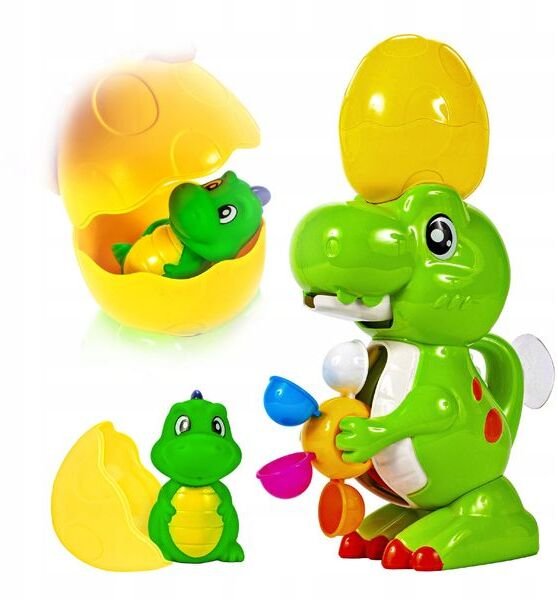 Zabawka do Kąpieli Dla Dzieci Dinozaur z Kołowrotkiem