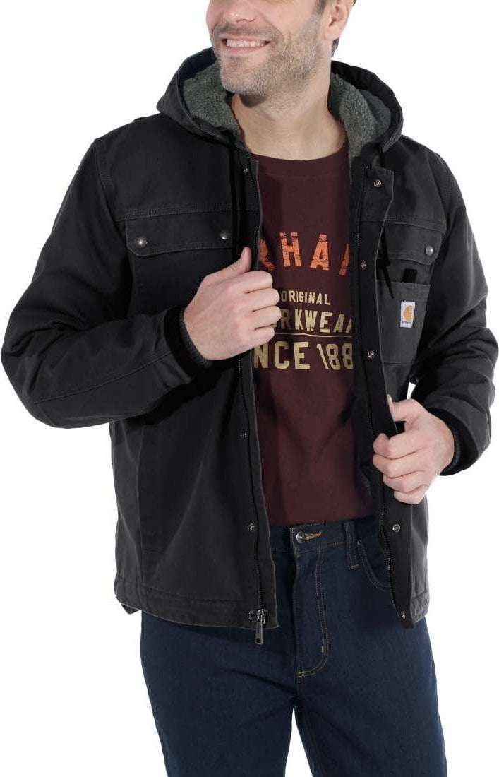 Carhartt Kurtka Carhartt Sandstone Barlett Jacket Black