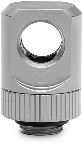 EK Water Blocks EK Water Blocks EK-Quantum Torque Adapter T-Splitter G1/4 Zoll AG auf 2x G1/4 Zoll IG - drehbar, Satin Titanium