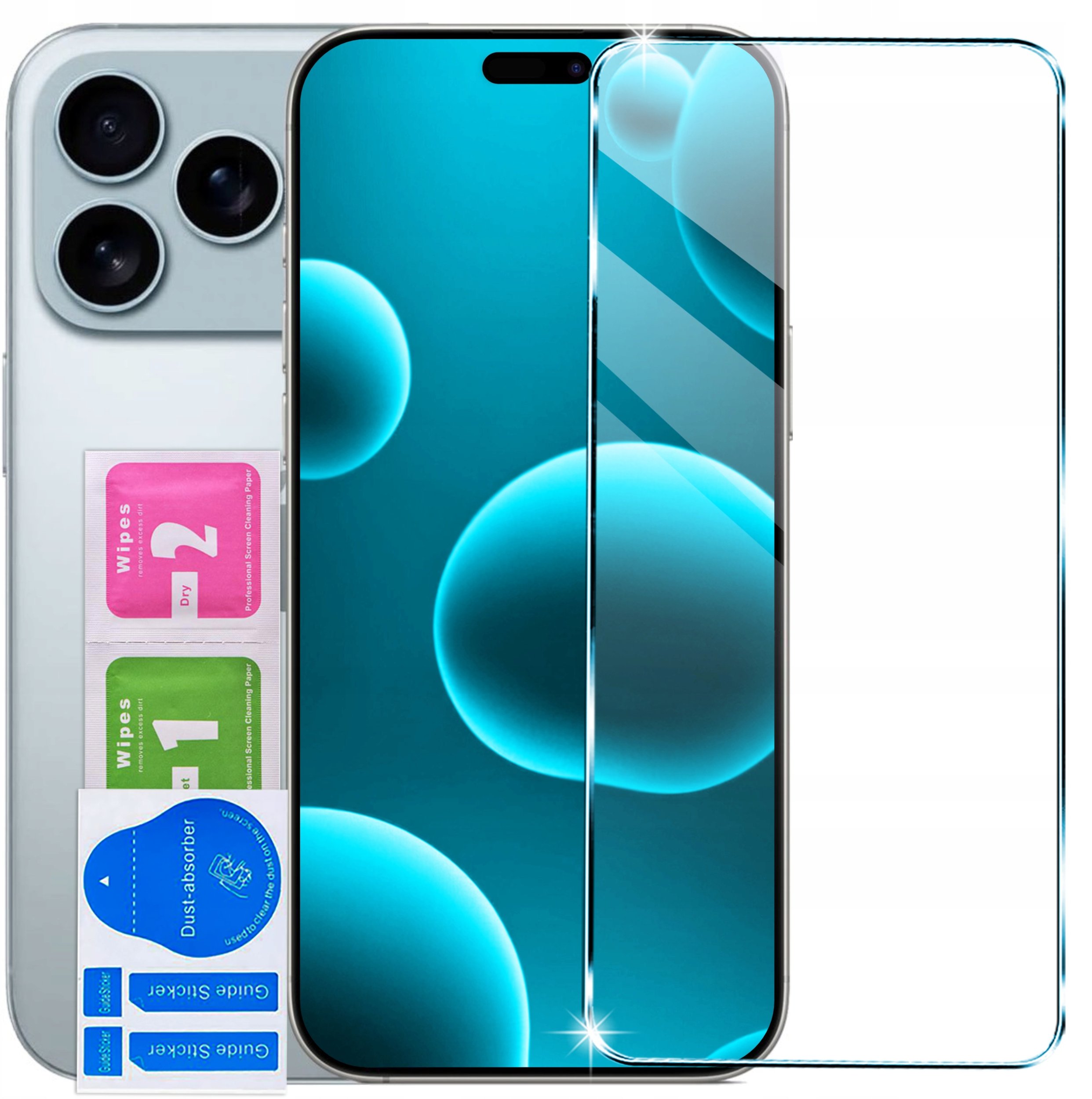 Szkło Hartowane 2,5D 9H Szybka SZKIEŁKO do iPhone 16 Pro Max | 17 Pro Max