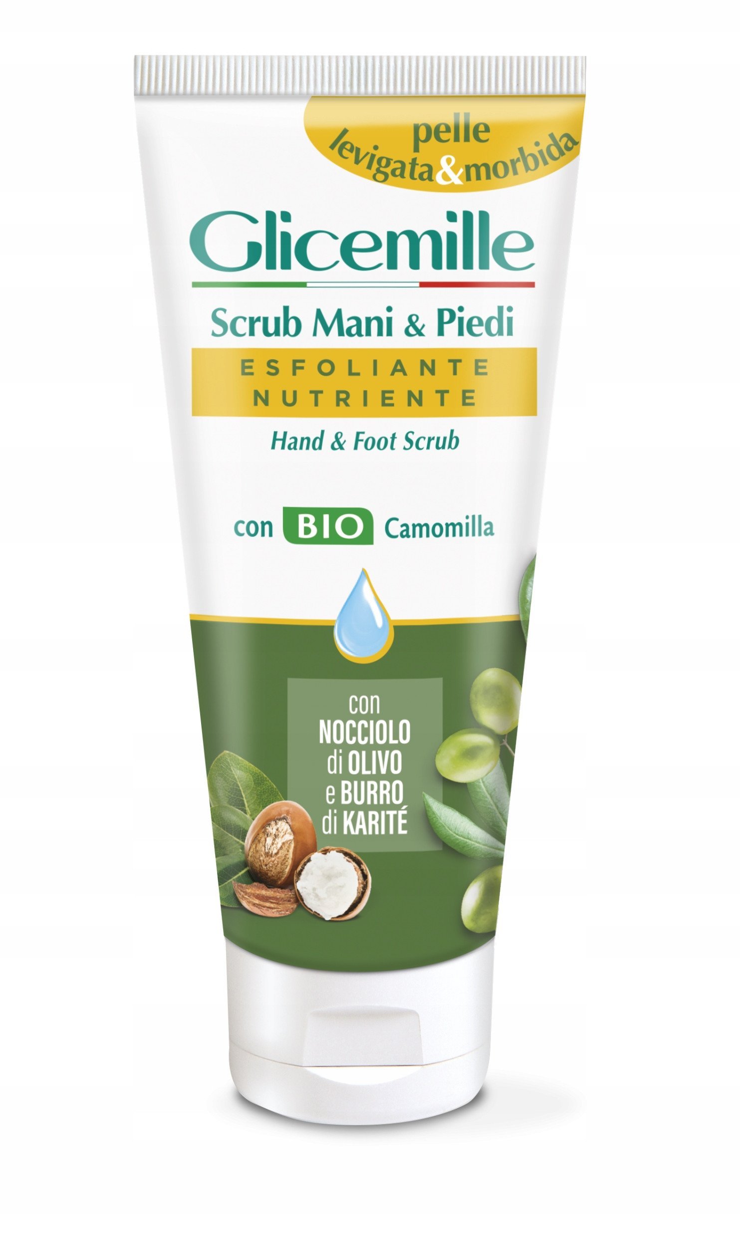 Rankų ir pėdų šveitiklis su Bio ramunėlėmis Glicemille, 100 ml