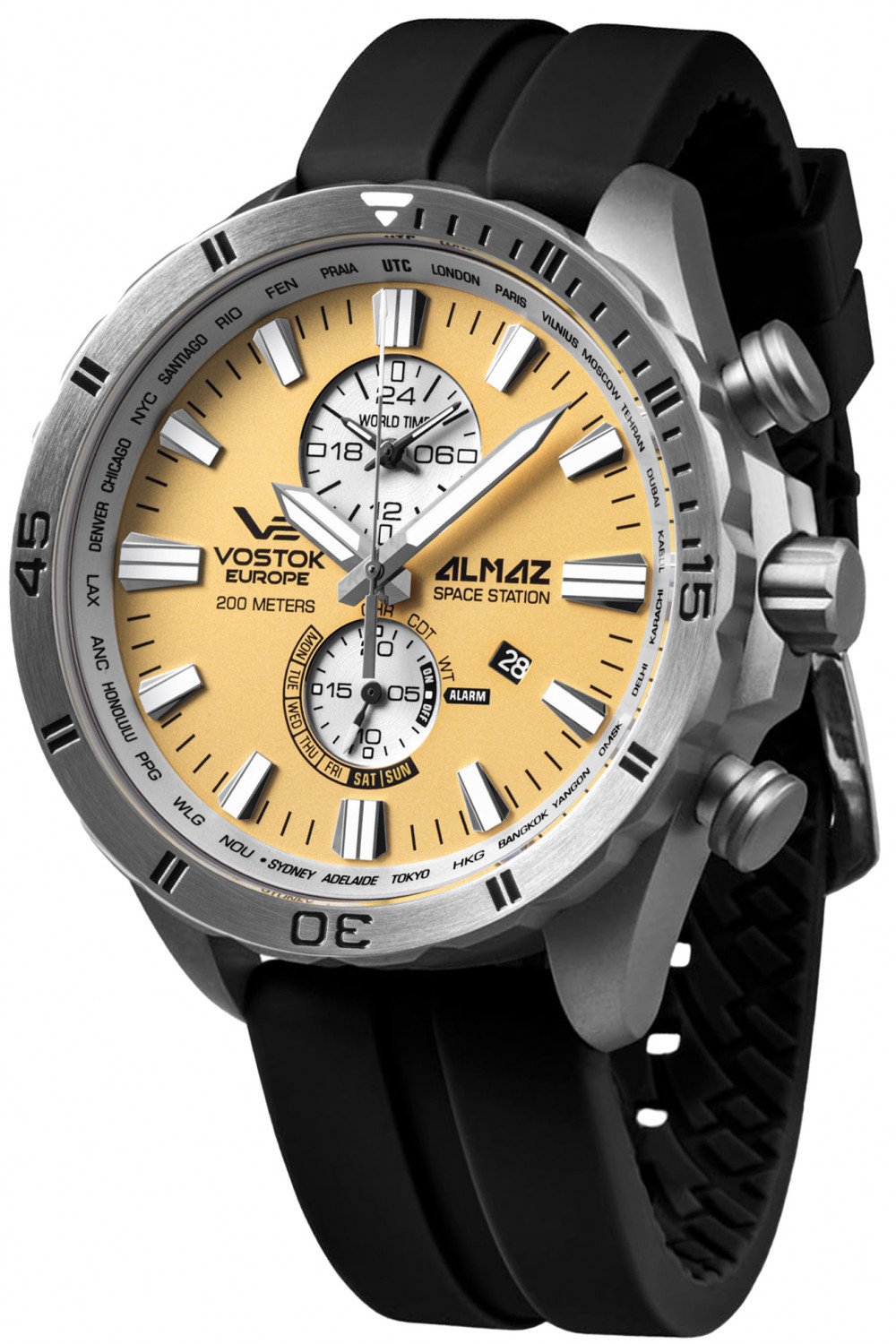 Zegarek męski Vostok Europe YM8J-320A655S czarny